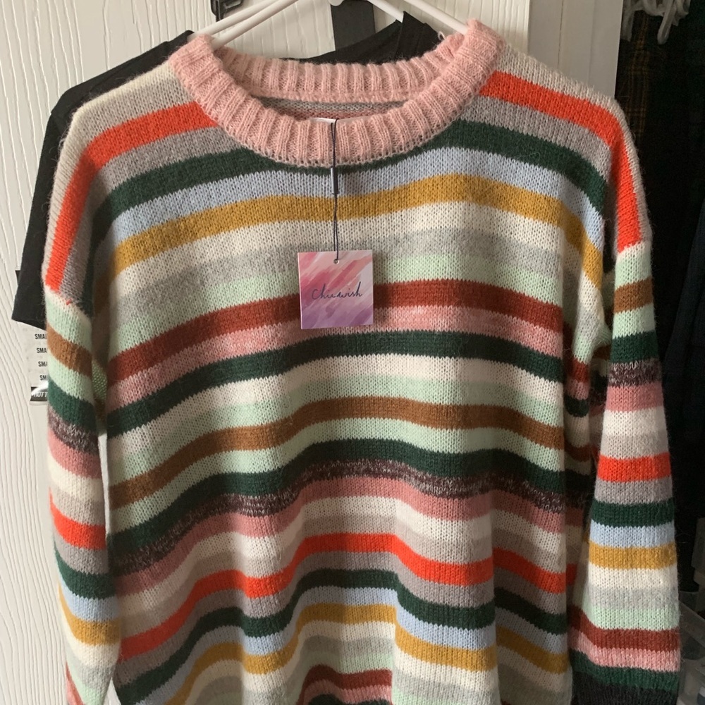 Chicwish Striped Sweater